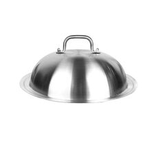 Copertura alta ad arco per padella in acciaio inossidabile a nido d'ape per uso domestico, stile: coperchio
