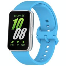 Cinturino per orologio in silicone con fibbia colorata xDfind per Samsung Galaxy Fit 4/3 (blu cielo)
