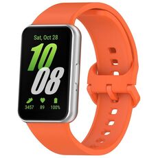 Cinturino per orologio in silicone con fibbia colorata xDfind per Samsung Galaxy Fit 4/3 (arancione)