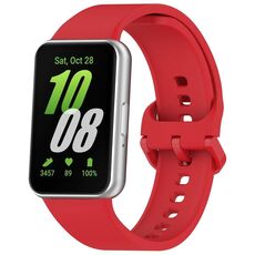 Cinturino per orologio in silicone con fibbia colorata xDfind per Samsung Galaxy Fit 4/3 (rosso)