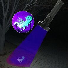 Rivelatore di fluorescenza del rivelatore dello scorpione della torcia elettrica di 100 LED UV