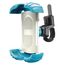 Supporto universale per cellulare Z012 con rotazione a 360 gradi, per manubrio di bicicletta e moto (blu)