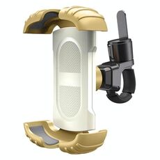 Supporto universale per cellulare Z012 con rotazione a 360 gradi, per manubrio di bicicletta e moto (cachi)