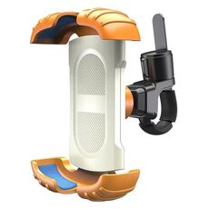 Supporto universale per cellulare Z012 con rotazione a 360 gradi, per manubrio di bicicletta e moto (arancione)