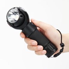 SKYWOLFEYE Testa della lampada Rotazione di 360 gradi Torcia a LED ricaricabile USB con luce abbagliante con magnete COB, Stile: senza batteria