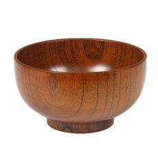 Bambini adulti Giuggiola Ciotola in legno massello Ciotola per noodle Zuppa Stoviglie per la casa, Dimensioni: diametro 13 cm