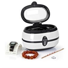 VGT-800 600ml Aspirapolvere a basso rumore Pulitore ad ultrasuoni con serbatoio SUS304 per orologio da vista gioielli per la casa, specifica: spina americana