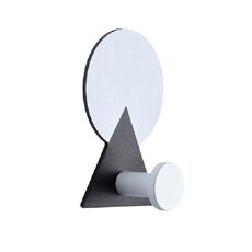 Gancio geometrico in ferro battuto Cucina e bagno Gancio appiccicoso creativo (forma rotonda)