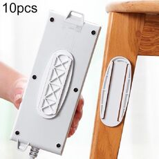 10 PCS Supporto per scheda di finitura per filo plug-in Supporto per router per scheda a parete, stile: ovale (bianco)