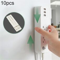 10 PCS Supporto per scheda di finitura per filo plug-in Supporto per router per scheda a parete, stile: quadrato (bianco)