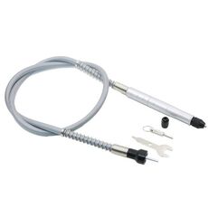 Cacciavite elettrico Albero flessibile multifunzionale Torque Trapano elettrico Asta di collegamento Albero flessibile con mandrino, Dimensioni: albero 3,2 mm, Stile: Manico in alluminio argento metallo