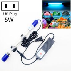 Lampada per acquario per disinfezione delle alghe ultraviolette UV 110 V 5 W, pagamento regolare, presa americana