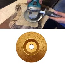Disco di levigatura per la lavorazione del legno Disco di spine Smerigliatrice angolare Disco di lucidatura Disco di lucidatura in plastica, Stile: smussato (oro)