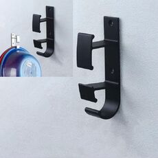 Gancio Creativo per Lavabo a Parete per Bagno, Colore:Sabbia Nera (Nastro Biadesivo)