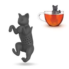 Perdita di tè in silicone per gattini (grigio)