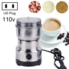 Macinacaffè multifunzionale Macinacaffè elettrico in acciaio inossidabile Smerigliatrice per erbe medicinali, spina americana