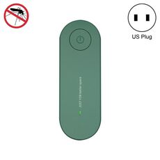 Anti-zanzare elettronico repellente per zanzare ad ultrasuoni, tipo di spina: spina americana (verde)
