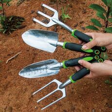 4 pezzi / set Attrezzo da giardino per ortaggi da giardino in lega di alluminio