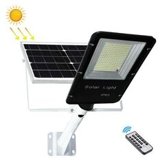 T4 204 LED Lampione stradale solare per esterni Illuminazione stradale impermeabile Illuminazione stradale intelligente con telecomando