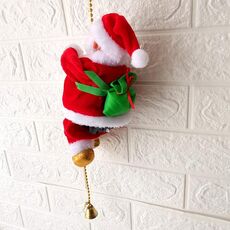 Decorazione elettrica del regalo dei bambini di Natale del giocattolo del Babbo Natale, specifica: perline rampicanti