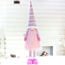 Bambole senza volto natalizie Decorazioni natalizie Regalo per bambini, Stile: 32011 (rosa)