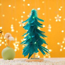 Mini Decorazione per albero di Natale Decorazione natalizia per desktop (blu)