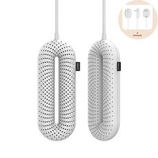 SOTHING 220V Asciugatrici per scarpe Deodorizzazione Sterilizzazione Asciugatura rapida Asciugatrice Riscaldatore per scarpe invernali, spina CN, Stile: timer di controllo cablato (bianco)