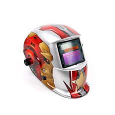 Maschera per saldatura ad oscuramento automatico solare Maschera per saldatura ad arco di argon (Red Shaper)