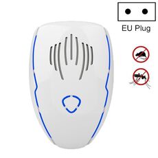 DC-9015 Mouse elettronico a ultrasuoni a frequenza variabile multifunzione a risparmio energetico per uso domestico e repellente per zanzare, stile: spina europea (bianco)