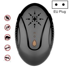Repellente per insetti portatile repellente per zanzare ad ultrasuoni DC-9007, stile: spina europea (nero)