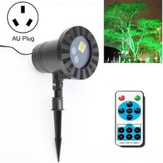 Lampada da giardino con decorazione da giardino a luce laser impermeabile da esterno da 30 W, luce verde + luce rossa (spina AU)