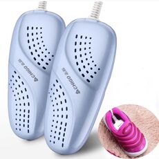 Asciuga scarpe Chigo 220V Asciugascarpe caldo per uso domestico per adulti e bambini, spina CN, stile: 07 bambini blu