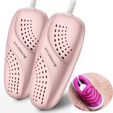Asciuga scarpe Chigo 220V Asciugascarpe caldo per adulti e bambini, spina CN, stile: 07 bambini rosa