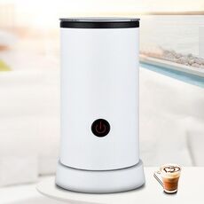Macchina per schiuma di latte in acciaio inossidabile Frullino per uova automatico caldo e freddo per mescolare Caffè Macchina per schiuma di latte Spina europea