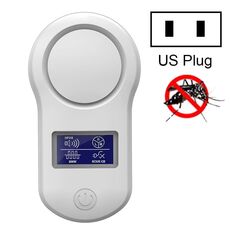 Repellente per insetti a ultrasuoni BG-305 Display, specifiche del prodotto: spina americana (bianca)