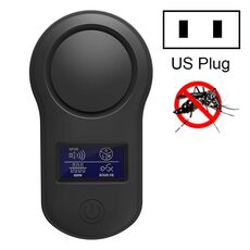 Repellente per insetti a ultrasuoni BG-305 Display, specifiche del prodotto: spina americana (nera)
