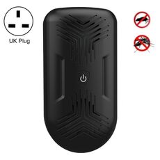 Repellente per mouse ad ultrasuoni BG309 Repellente per zanzare Repeller elettronico per insetti, specifiche del prodotto: spina UK 220V (nero)