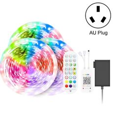 30M 540 LEDs Bluetooth Suit Smart Music Sound Control Light Strip Non-waterproof 5050 RGB Colorful Atmosphere LED Light Strip With 24-Keys Remote Control(AU Plug)