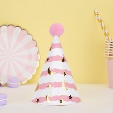 20 pezzi simpatici bambini abbronzanti cappelli di compleanno decorazioni per torte cappelli da festa abbronzatura di stelle e luna