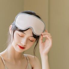 M02 Office Home Portable USB Type Remote Control Steam Sleep Massage Eye Mask (rosa)