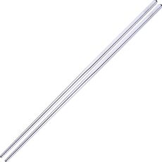 1 paio di bacchette estese in acciaio inossidabile, antiscivolo, antiscottatura, bacchette lunghe, bacchette per noodle, bacchette per pentola calda