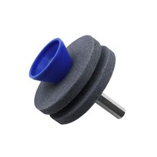4 PCS Tosaerba per affilare la mola per affilare la mola per affilare la testa di molatura industriale, specifica: 2 strati grigio