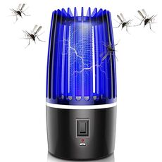 ALE-MWD-008 Home Bedroom Muto Mosquito Trappola Zanzara Zanzara Esterni Non-radiazione Fly Mosquito Repellente, Specifiche del prodotto: Tipo di ricarica 2000 Mah (nero)