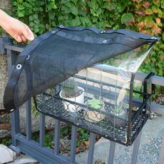 Flower Frack Sunshade Net Balcony Flower Sunscreen Telaio a pioggia Copertura copertura, Specifica: 120x24x30cm