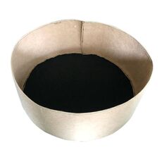 2 pz 50x20cm 40L Felt Piantatura Piantatura Banetto All'interno Outer Tondo Borsa Pianta Piantaia non tessuta (Cammello)