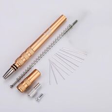 MM VWAN MAGGIO MAGGERDREDREDRE SALEBROW TRIMING TRIFFING PENNA PENNA PENNA IN ACCIAIO INOSSIDABILE RAZOR (GOLDEN)