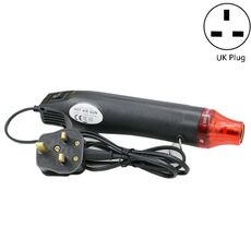 230 V morbido ceramica dispositivo di robusto del dispositivo di gomma del timbro di gomma del timbro termorestringente dell'appliance FAI DA TE, spina del Regno Unito (nero)