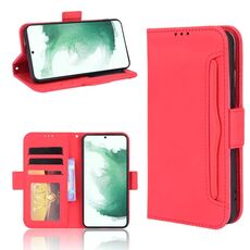 Per Samsung Galaxy S22 5G Skin Self Case del telefono del modello del vitello (rosso)