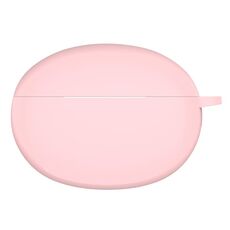 Custodia protettiva per auricolari in silicone a colori solido per OPPO ENCO X2 (rosa)