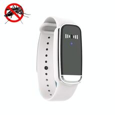 Bracciale repellente per zanzara ad ultrasuoni M70 esterna zanzare repellente (bianco)